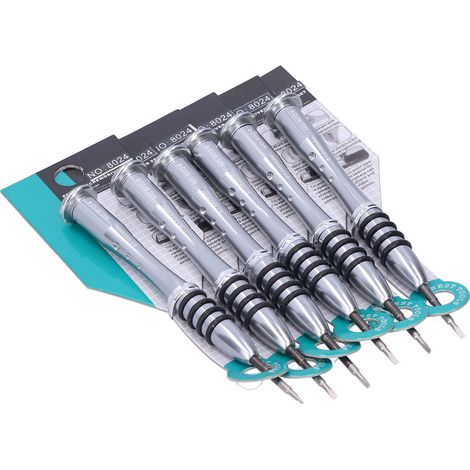 Kit 6 pièces tournevis fendus pour démontage iPhone, outil de réparation électronique, accessoires de maintenance précision. (1/5)