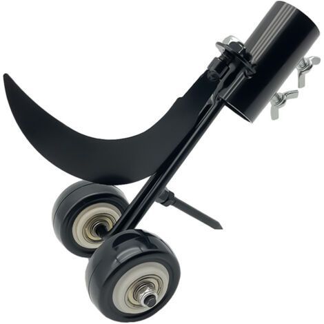 2 in 1 Manual Brush Cutter with Wheels for Garden and Nooks - Heavy Duty Professional Weeding Tool (1/5)