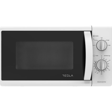 Micro-ondes solo 20l 700w blanc - Tesla - MW2030MW