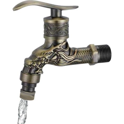 Faucet Antik Tap in 4 1 Zoll Vintage Garten Bargot Bibcock