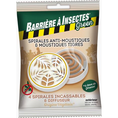 Mückenspiralen und dekorativer Diffusor  4 Stück  INSEKTENBARRIERE