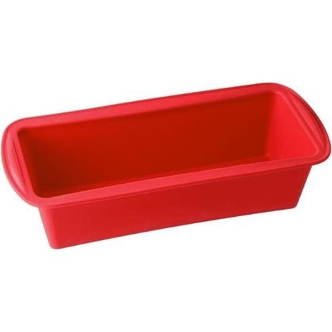 Moule silicone cake rouge 19.29.55.5 cm, pain de mie/gâteau, flexible, antiadhésif, durable (1/5)