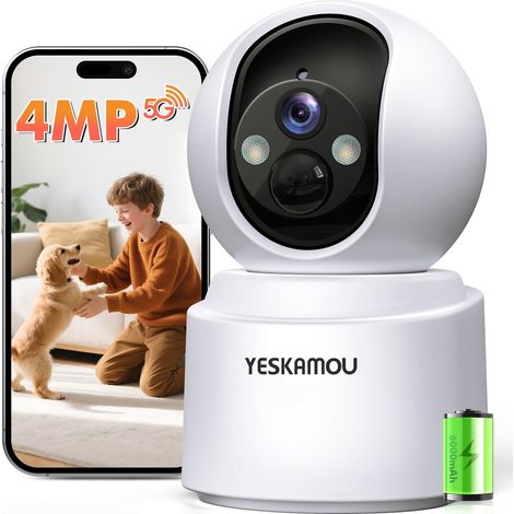 2.5K 4MP Camera Surveillance WiFi Interieur sans Fil (1/5)