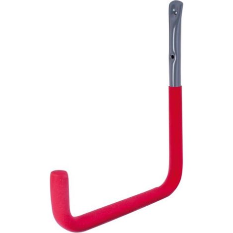 GAH 802196 Wandhaken U-Form Rotgummi Ausladung 250 mm Stahl roh verzinkt Höhe 30 (1/3)