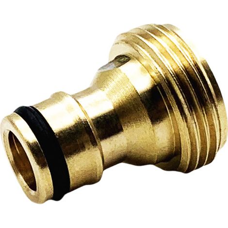 Raccord embout filet extérieur 3/4 pouces en laiton accessoire tuyau et pistolet lavage (1/2)