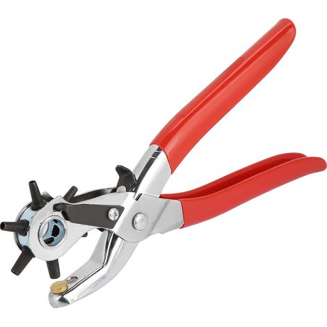 Pince perforatrice multi-trous en acier au carbone 2-4,5 mm pour cuir, papier et plastique (1/5)