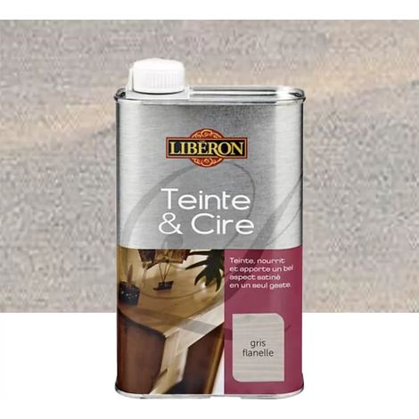 Teinte & Cire LIBÉRON Gris flanelle 0,5 L