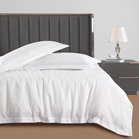 Parure de lit 3 pièces avec 1 Housse de Couette et 2 taies d'oreiller, Fermeture éclair 3 côtés pour Un Changement Facile (Queen + 2 taies d'oreiller) (1/5)