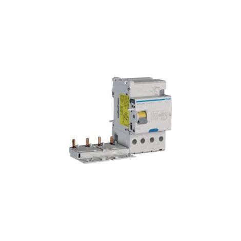 Blocco Differenziale 4P 30 Ma 25A F 2M (Hager Cod. Bdf425N)
