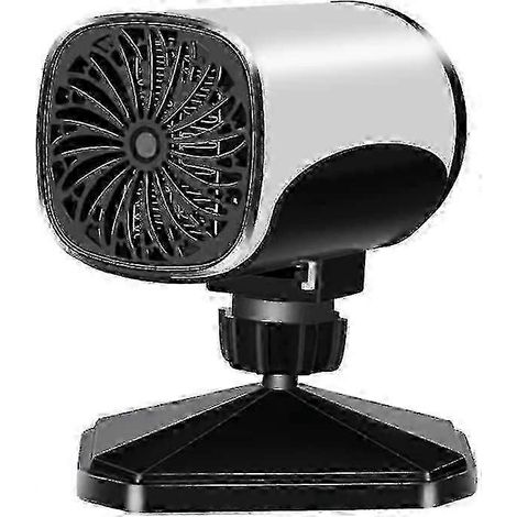 Ventilateur de pare-brise portable 12 V 150 W pour voiture, chauffage et refroidissement rapides, avec ventouse. (1/4)