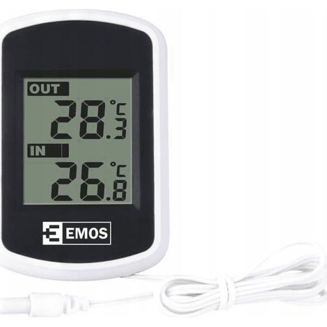 Thermomètre électronique avec sonde d'ambiance externe/interne (1/5)