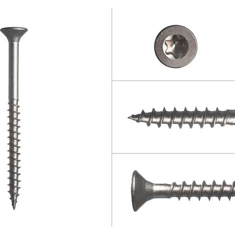 Spanplattenschrauben Edelstahl A2 4 x 50 mm Torx 20 - 200 Stück