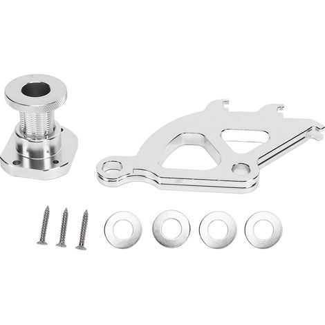 Kit de réglage de pare-feu à Triple crochet d'embrayage, remplacement en aluminium argenté pour Mustang 1996 – 2004