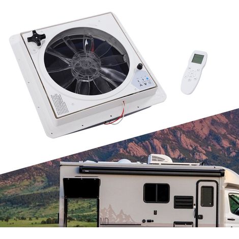 Ventilateur d'extraction 12 V 14 pouces Ventilateur d'extraction pour toit de camping-car Ventilateur Ventilation de toit Ventilateur d'extraction pour camping-car (1/5)
