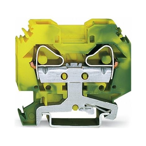 BORNE DE PROTECTION 0,2-16 M² GN/JAUNE WAGO 283-107