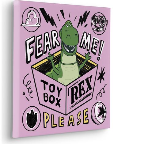 Komar Canvasbild Disney und Pixar Toy Story Fear Me Please - 40 x 40 cm - Bild auf Keilrahmen (1/2)