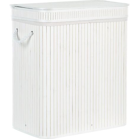 Basket KALTHOTA Bamboo Wood White 100 L