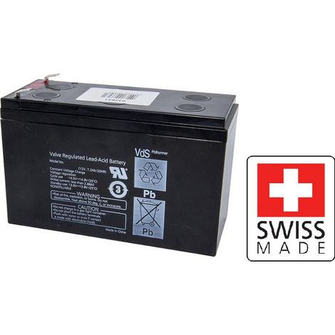 Batteria Ermetica al Piombo GALLAGHER 12 V/7,2 Ah per Recinti Elettrici ed Elettrificatori S100/S200/S400 (1/2)