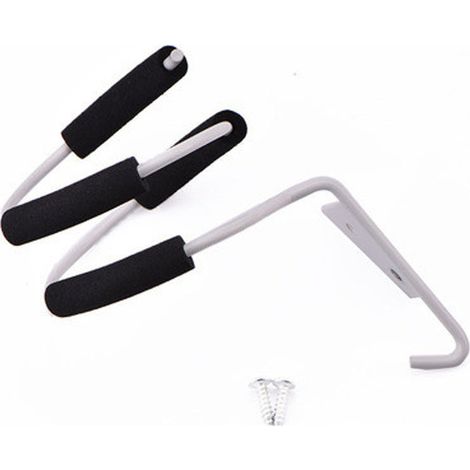 Set di 2 porta asciugacapelli da parete con coprispugna, ganci integrati e stabili supporti a spirale per il bagno. Un pratico organizer per gli accessori dell'asciugacapelli, adatto sia per uso domes