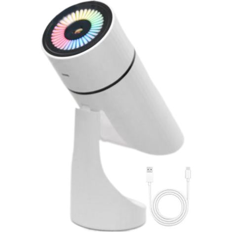 Humidificateur rechargeable, réglable. Petit format pour bureau, maison, voyage, chambre bébé, animaux, dortoir. (1/5)
