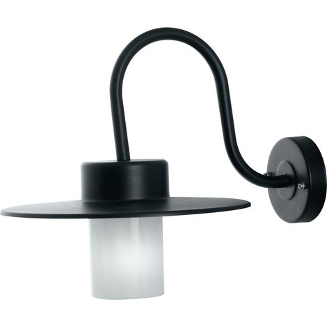 "Applique da esterno YORK in alluminio nero IP44" (1/2)