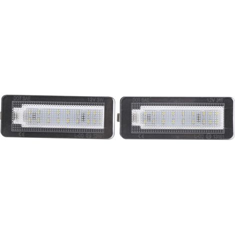 Par de luces LED para matrícula para BENZ Smart Fortwo Cabriolet/Coupé/Convertible -Crezuo (1/5)