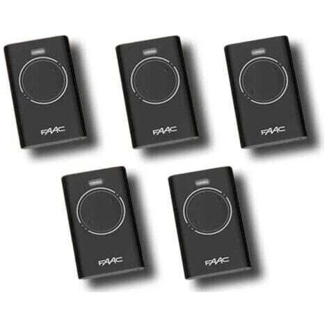 Neptune – Télécommande 2 canaux 868 MHz – Hopping code avec auto-apprentissage – Longue portée – Pour motorisations FAAC