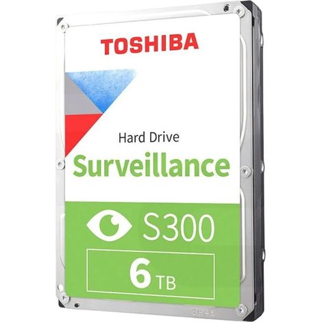 Disque dur Toshiba S300 3,5" 6 To Serial ATA, HDWT860UZSVA