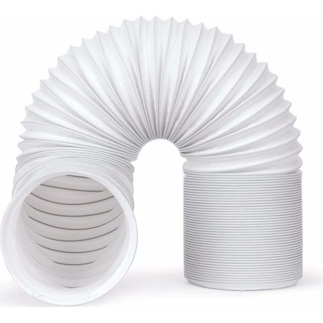 Tuyau Climatiseur Mobile Allongé, Tuyau Évacuation de Climatiseur Portable Longueur de 1,5M, Résistant à la Chaleur&Corrosion, Pour Climatisation, Déshumidificateur，Sèche-linge (1/5)