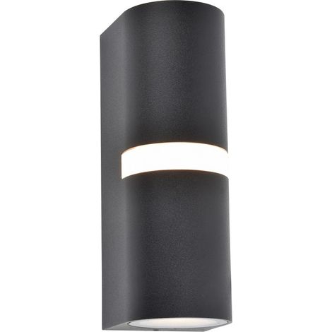 Applique murale extérieure noire cylindrique haut/bas 1xGU10 7W MIKA (1/5)