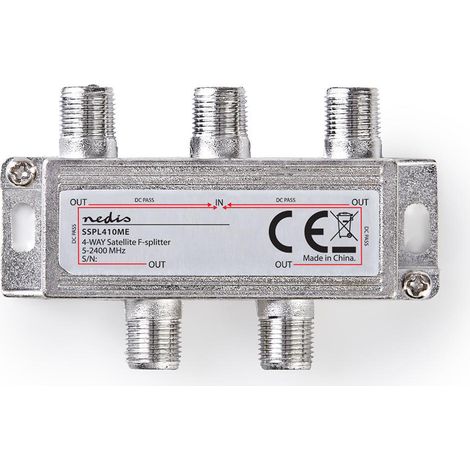Nedis F-VERTEILER 4-FACH (SSPL410ME) (1/5)