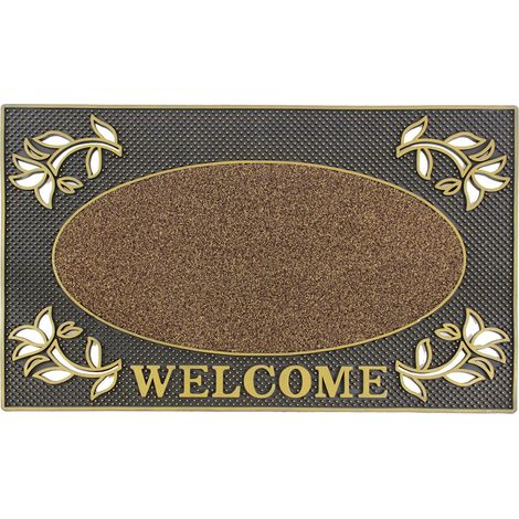 Metallic Doormat, 45x75cm, Gold (1/4)
