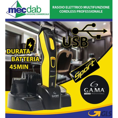 Tagliacapelli – Gama cordless multifunction – lama inox DLC – Gama (1/5)