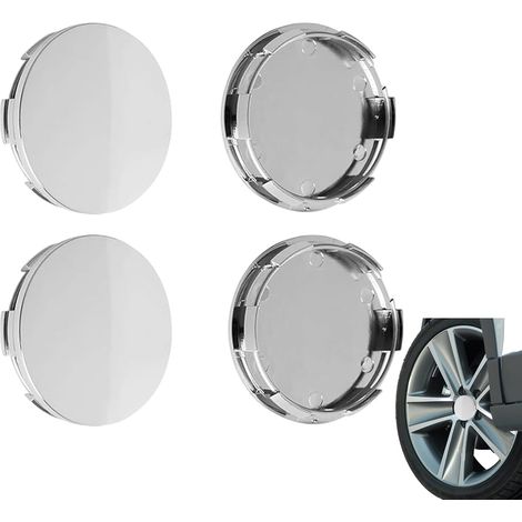 4 tapacubos, tapacubos centrales para ruedas, tapacubos para coche, tapacubos de llanta, tapacubos de plástico ABS, tapacubos centrales para ruedas, accesorios para coche