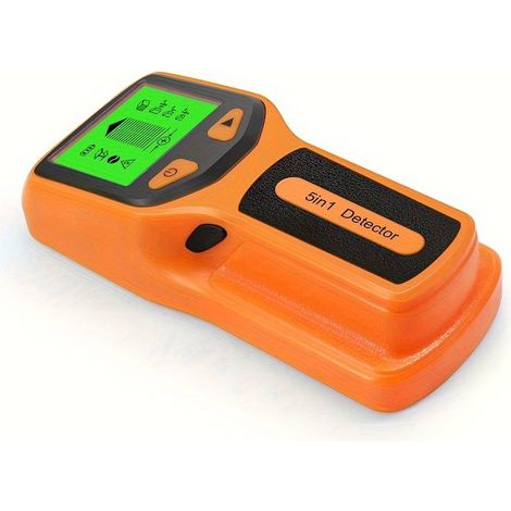 Ständerdetektor-Wandscanner, 5-in-1-Ständerdetektor, Wandmetalldetektor (Benötigt 1 x 9-V-Batterie, Batterie nicht im Lieferumfang enthalten)
