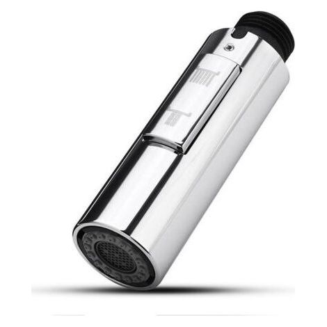 universel G 1/2 Tête de robinet de cuisine, robinet Douchette pièce de rechange, réglages de pulvérisateur Pomme de douche pour salle de bain robinet mitigeur de cuisine, finition chromée (1/4)