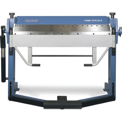 Plieuse de tôle manuelle à pied 1270 mm – Angle de pliage 0-135° – Épaisseur max 2 mm – Lame segmentée pour usage industriel – Metallkraft
