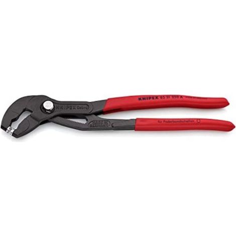 KNIPEX 85 51 250 A Pinza per fascette elastiche Rivestita in plastica antiscivolo bonderizzata grigia 250 mm