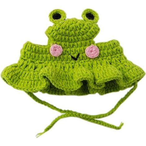 Weihnachtskostüm, warme Mütze, Hundemütze, lustige Katzenmütze, Tieraccessoire, Kostüm, grüne Mütze, Winterpartymütze