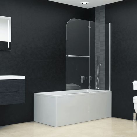 FIMEI Cabine de douche pliable 2 panneaux ESG 120x140 cm (1/5)