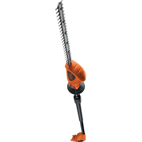 Tagliasiepi a testa orientabile black & decker gtc1843lb-qw-18v litio