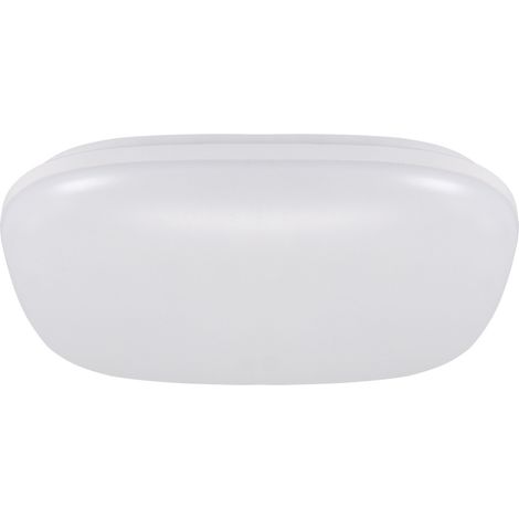 Plafonnier ext. carré blanc LED 18/24W IP65 Struhm Feta (1/2)