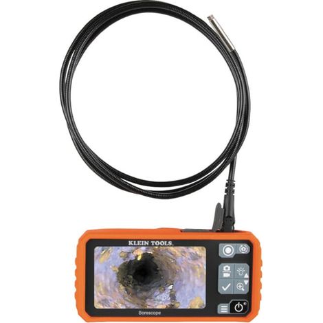 Klein Tools Borescope pour plomberie 1,5 m col de cygne caméra 720p écran 4,3 pouces (1/5)