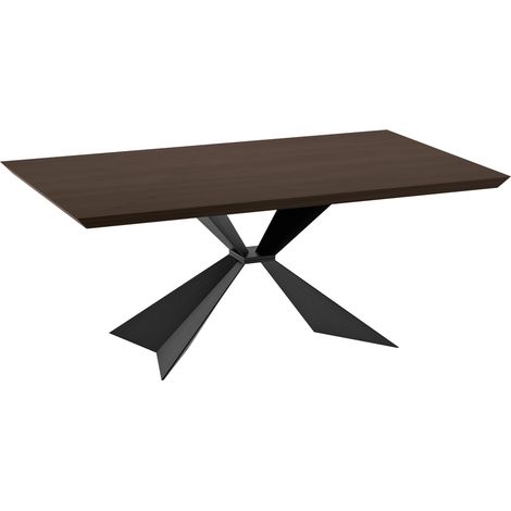 Tavolo allungabile con top impiallacciato rovere termocotto 200/300x100x76h cm (1/3)