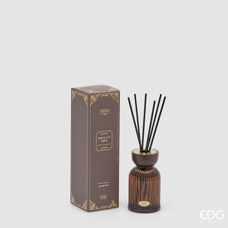 EDG Enzo De Gasperi Profumatore Bottiglia Atena Moroccan Amber 180 ml – Profumatore Ambiente Natalizio (1/3)