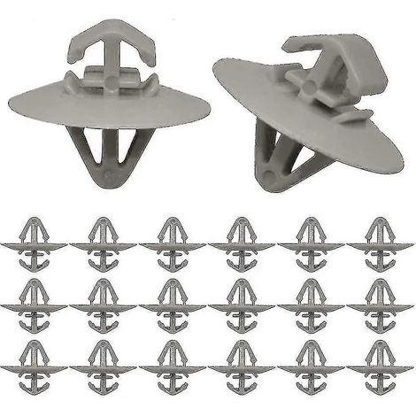 Aiyomi Lot de 50 clips de fixation pour moulures de portes latérales Trafic pour Vauxhall Vivaro/Renault (clips en plastique) (1/4)
