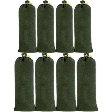 8pcs Sac a Sable en Toile Boudin Anti Inondation Contre Sable Inondation Les Modèles Améliorés ne se Fanent pas pour Drainage pour Garage Magasin Ecole Gare Bâtiment Usine Entrep 30x70cm (1/5)