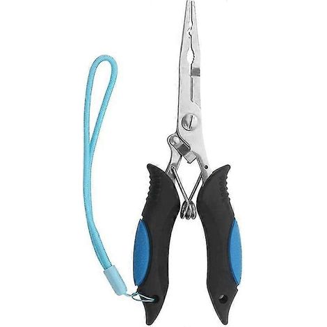 Stainless Steel Multi Tool Pliers for Fishing Scissors, Solvent Cutter, Line, Hook, and Split Rings (1/5)