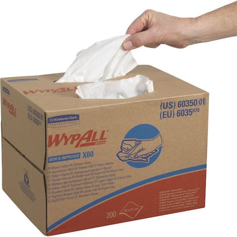 Chiffon technique WYPALL® X60 - blanc - WYPALL
