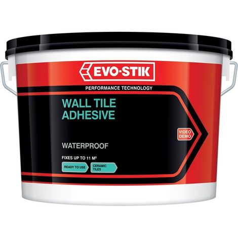 EVO-STIK 30812633 Waterproof Wall Tile Adhesive 10 litre EVO416734 (1/3)